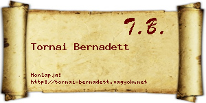 Tornai Bernadett névjegykártya